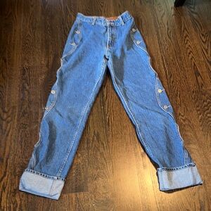 Classic Blue Straight Leg Women's Jeans